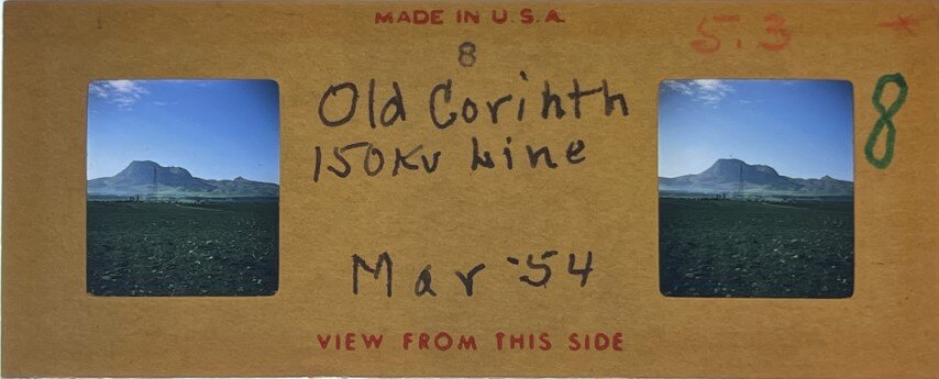 Old Corinth 150KV Line,Greece, 1954, Personal Realist