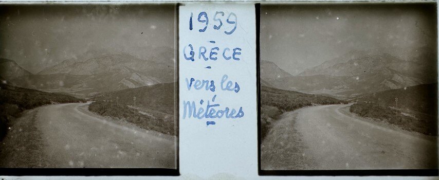 The road to Meteora 2, Greece, 1959