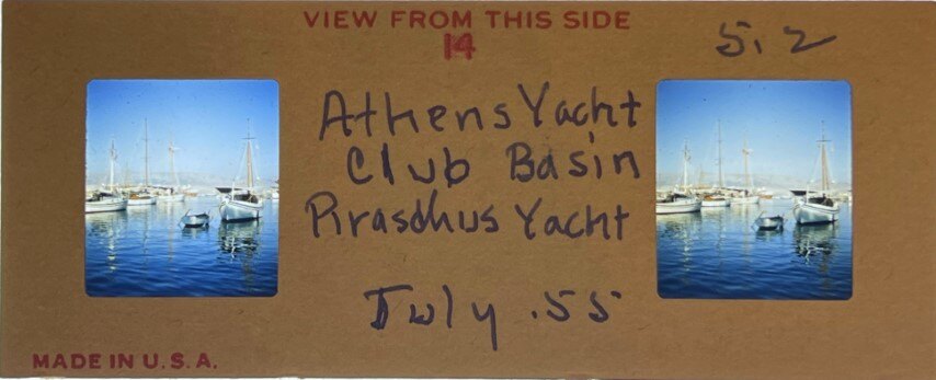 Athens Yacht club, Greece, 1955, Personal Realist
