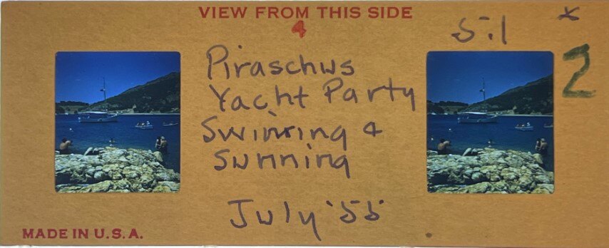 Piraschus (Parasxos) Yacht,Greece, 1955, Personal Realist