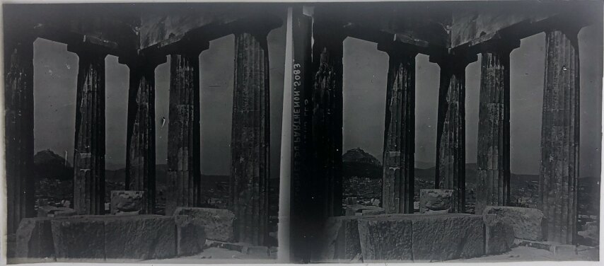 View of Acropolis 003, Personal Glass, 1930