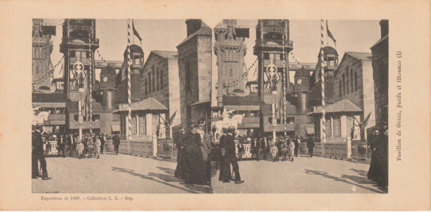 The Greek venue at Paris Exibition, Greece, 1900