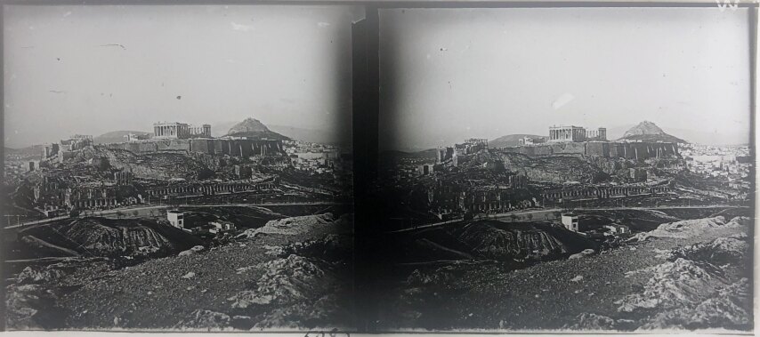 View of Acropolis 010, Personal Glass, 1930