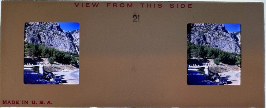 On the road somewhere in Greece, Greece, 1960