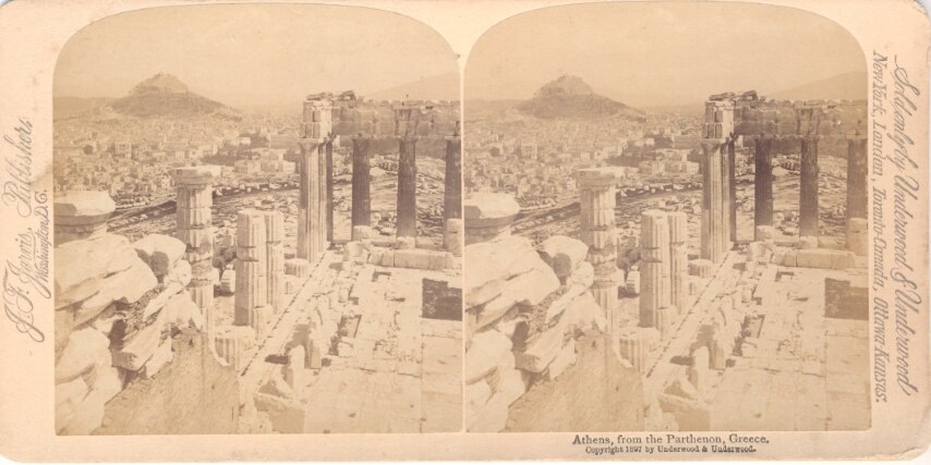 Athens, from The Parthenon 1, Greece, 1897 JF Jarvis
