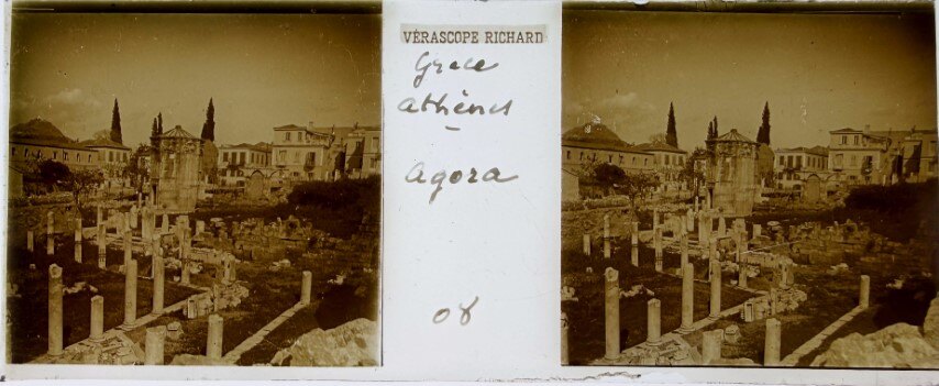 Athens Agora view, Athens, Greece, 1920
