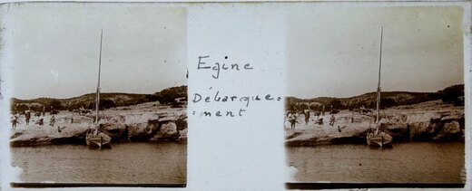 Taking a swim at Aegina, 1930, Greece Greece 1930
