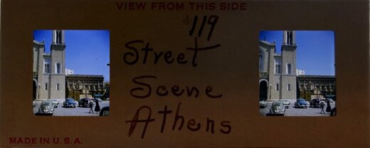 Street view of Athens, 1950, Greece Greece 1950