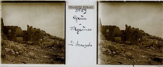 Lion gate at Mycenes, 1930, Greece Greece 1930