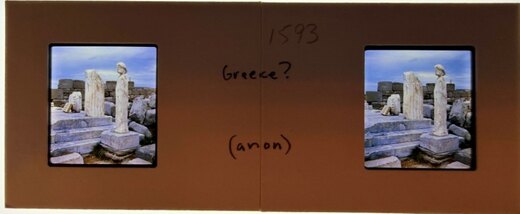Greek marble monuments, Athens, Greece, Realist 1952 Greece 1952