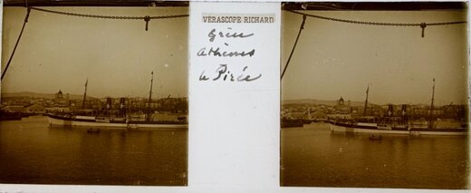 Port of Piraues and ships, Greece, 1920 Greece 1920