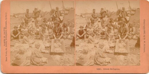 Greek Refugees, 1897 Kilburn Greece 1897